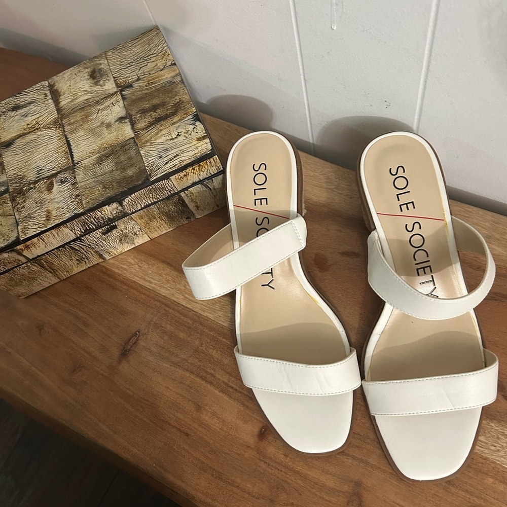 Sole Society White heeled Sandals size Women’s 9us:40eu